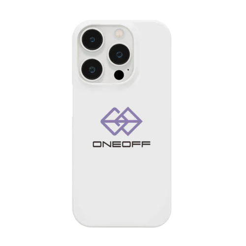 【ONEOFFロゴ】スマホケース/ホワイト Smartphone Case