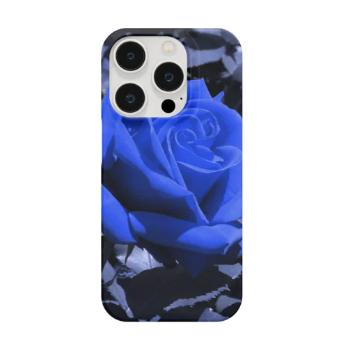 Rose(Blue) スマホケース