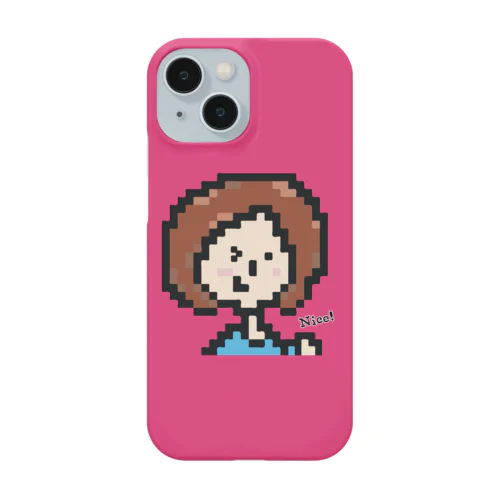 ドットガール Nice!（ピンク） Smartphone Case