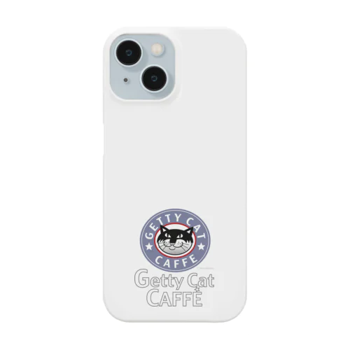 ネコのゲッティ🐈‍⬛/Getty Cat Caffe Smartphone Case