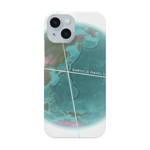 Earth's Navel Ley Line（Real green） Smartphone Case