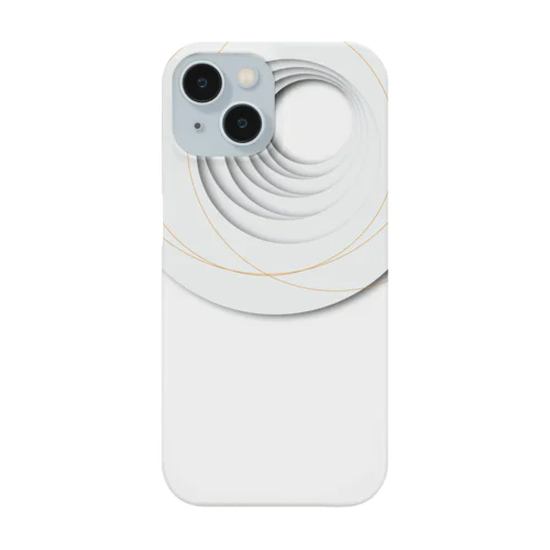 Circles -new air white- Smartphone Case