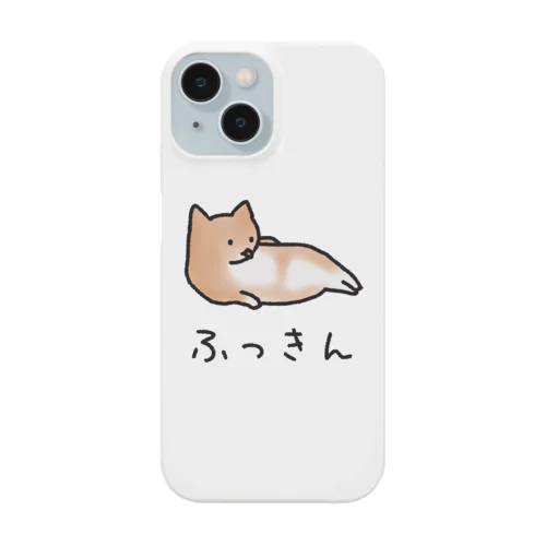 [筋トレ猫シリーズ]ふっきんねこちゃん[茶白猫] スマホケース