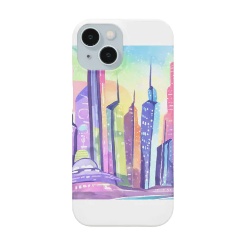 Enchanting Metropolis of the Future Smartphone Case