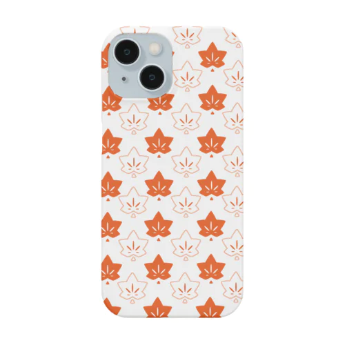 紅葉柄デザイン Smartphone Case