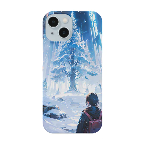 Magical Winter Journey　〜雪に染められた銀世界の旅〜　No.3「常雪樹」 Smartphone Case