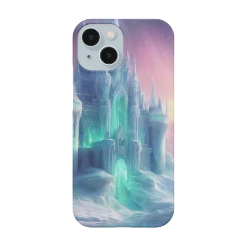 オーロラが照らす氷の城 Smartphone Case