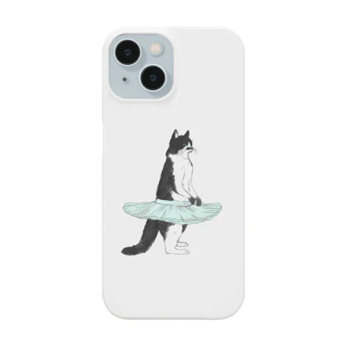 バレリーナ黒ぶち猫 Smartphone Case