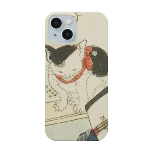 猫　No. 4: Personally Arranged Flower (Teike no hana), from the series "A Comparison of Flowers (Hana awase)" Smartphone Case