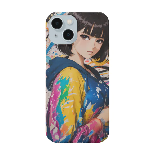 彼女はみなぎるエネルギーと魅力を放つ Smartphone Case