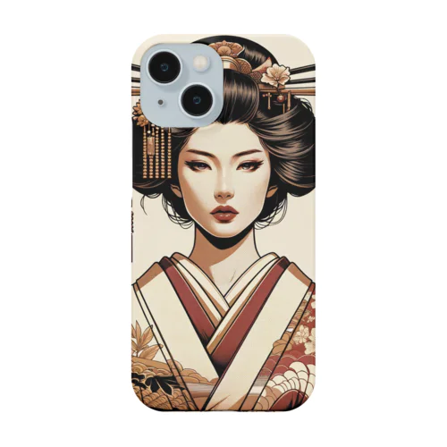 和の粋を纏う、優美な姿Elegance in tradition, a vision of grace. Smartphone Case