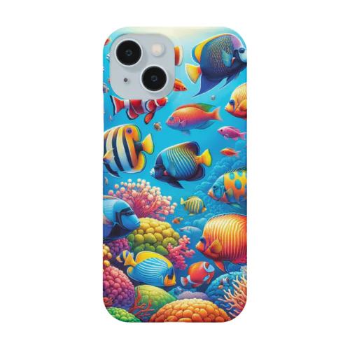 熱帯の楽園 - 色鮮やかな魚の世界 Smartphone Case