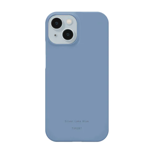 カラーコードIPhoneケース Silver Lake Blue スマホケース