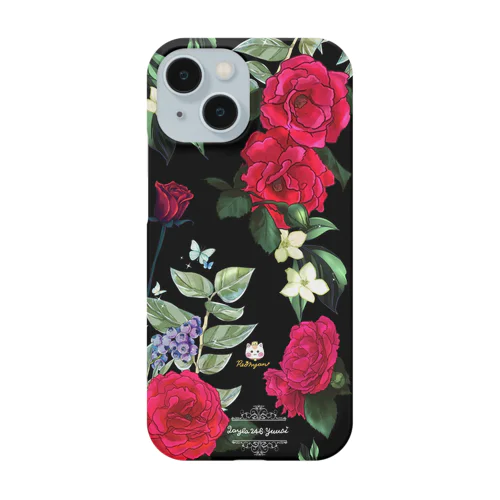 【赤バラ🌹ブドウ×蝶】《①》 Smartphone Case