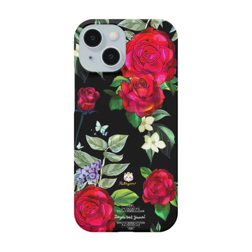 【赤バラ🌹ブドウ×蝶】《②》 Smartphone Case