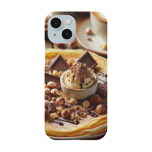 ヘーゼルナッツとチョコレートのクレープ Smartphone Case