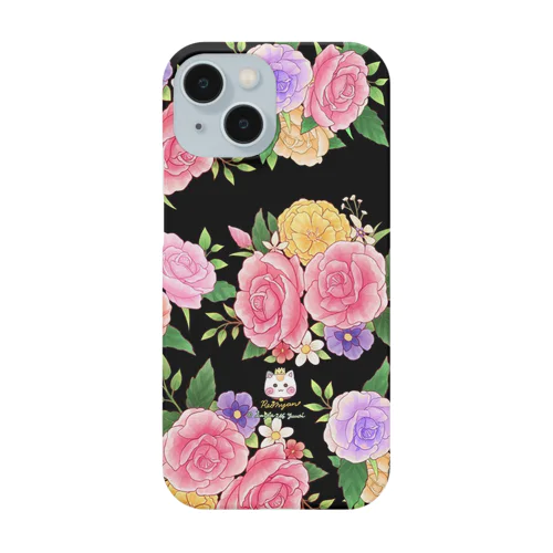 【ピンク紫バラ🌹】 Smartphone Case