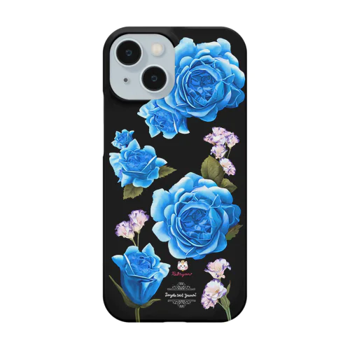 【ロイヤル薔薇🌹】ブルー Smartphone Case