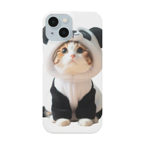 パンダ？いいえ、ネコです Smartphone Case