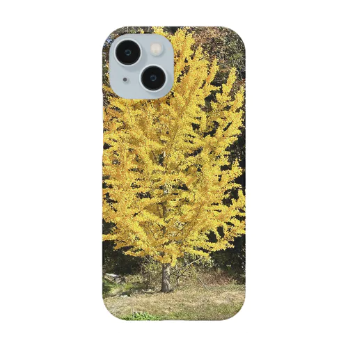 安曇野のイチョウの写真グッズ Smartphone Case