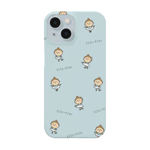 フリフラ　スマホケース　ブルー Smartphone Case