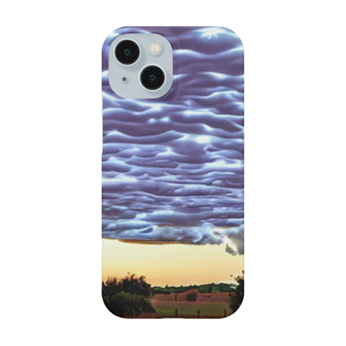 夕焼けの雷雲 Smartphone Case