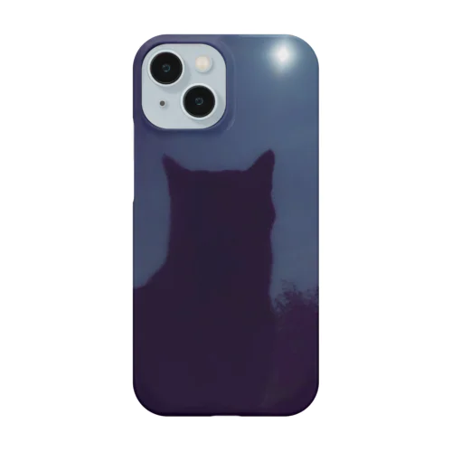 猫と月。 Smartphone Case