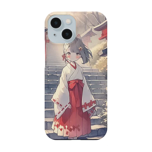 巫女さんのiPhoneケース Smartphone Case