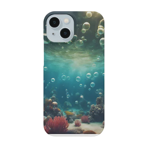 海中の幻想的な風景 Smartphone Case