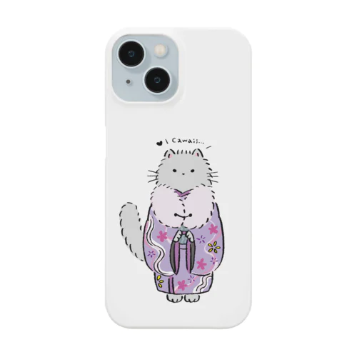 【キモノネコ】つむぎちゃん Smartphone Case