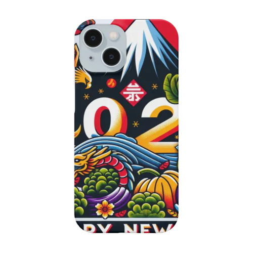 2024年　ハッピーニューイヤー Smartphone Case