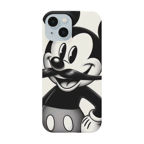 The first Mickey Mouse and Marcel Duchamp. スマホケース