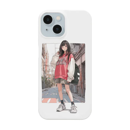 バスケ女子 | 休日の街ぶら Smartphone Case