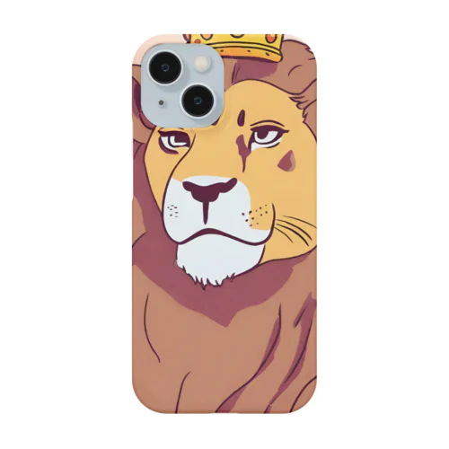王冠のついたライオン Smartphone Case