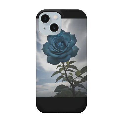 一輪の青い薔薇 Smartphone Case
