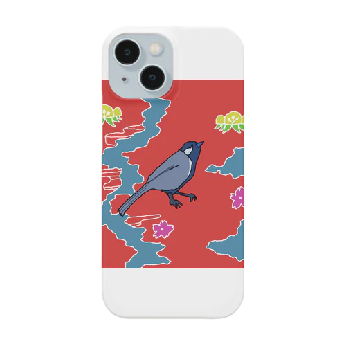 紅型シリーズ　イシガキシジュウカラ Smartphone Case