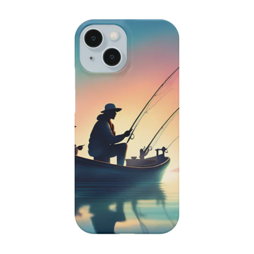 親子の釣りイラストグッズ Smartphone Case