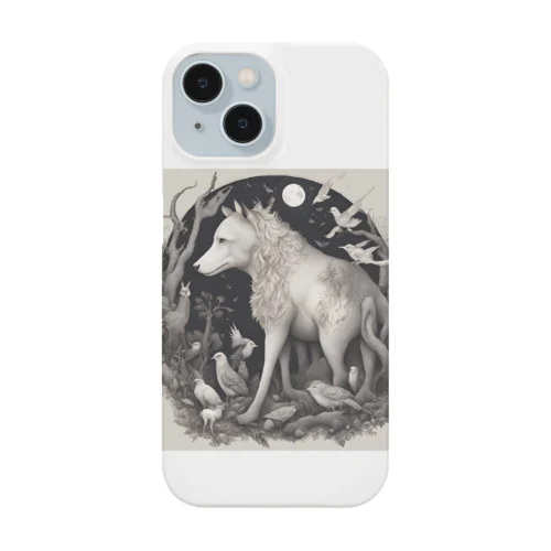 神秘的な犬 Smartphone Case