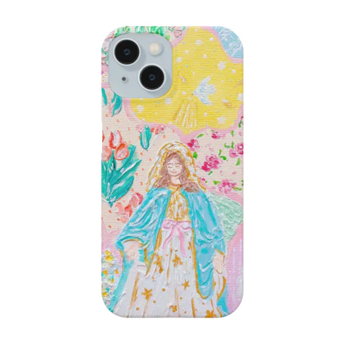 パッチワークのvirgin mary Smartphone Case