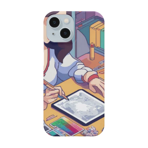 女性イラストレーター Smartphone Case