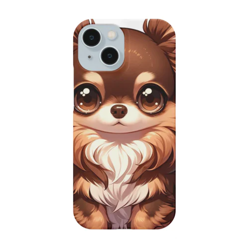 かわいいロングコートチワワアニメ風グッズ Smartphone Case