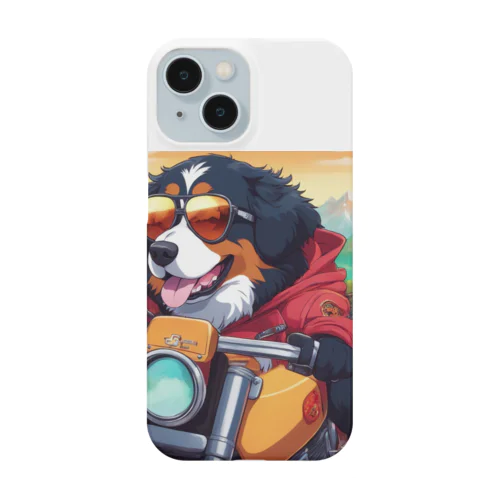 バイク×バーニーズマウンテンドック Smartphone Case