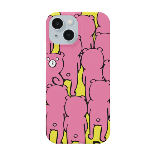 ピンクのクマは遅い Smartphone Case