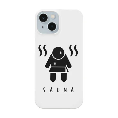 サウナ好きピクトグラム Smartphone Case