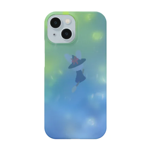 夜を飛ぶ魔法使い（ウサギ） Smartphone Case