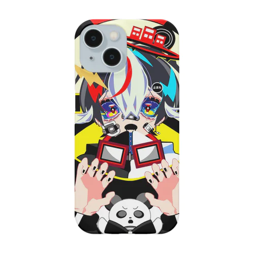 パンダと男の子のスマホケース Smartphone Case