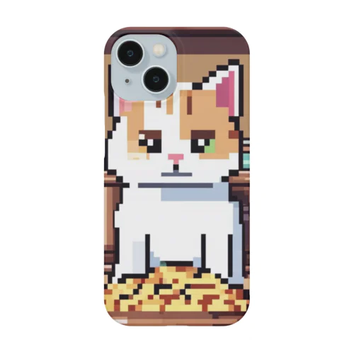 ご飯を待っている猫 Smartphone Case