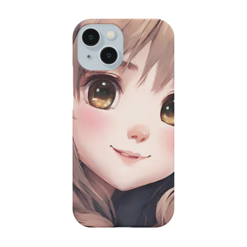 女のコ　なんか心配 Smartphone Case