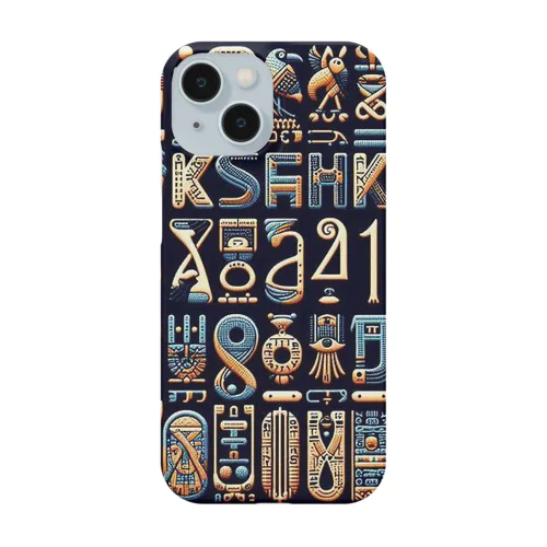 古代エジプト柄 Smartphone Case