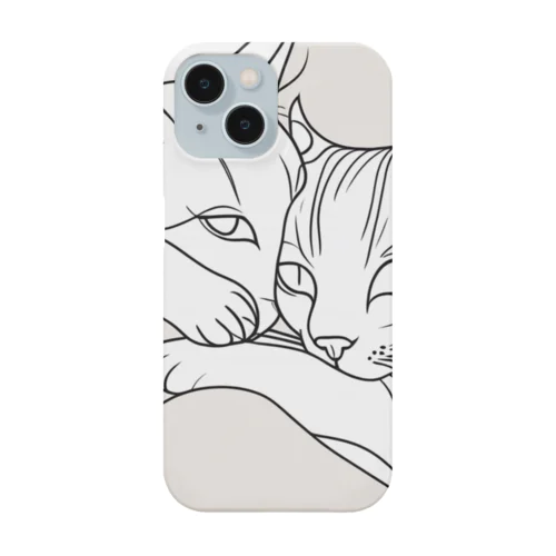 ハグする猫 Smartphone Case